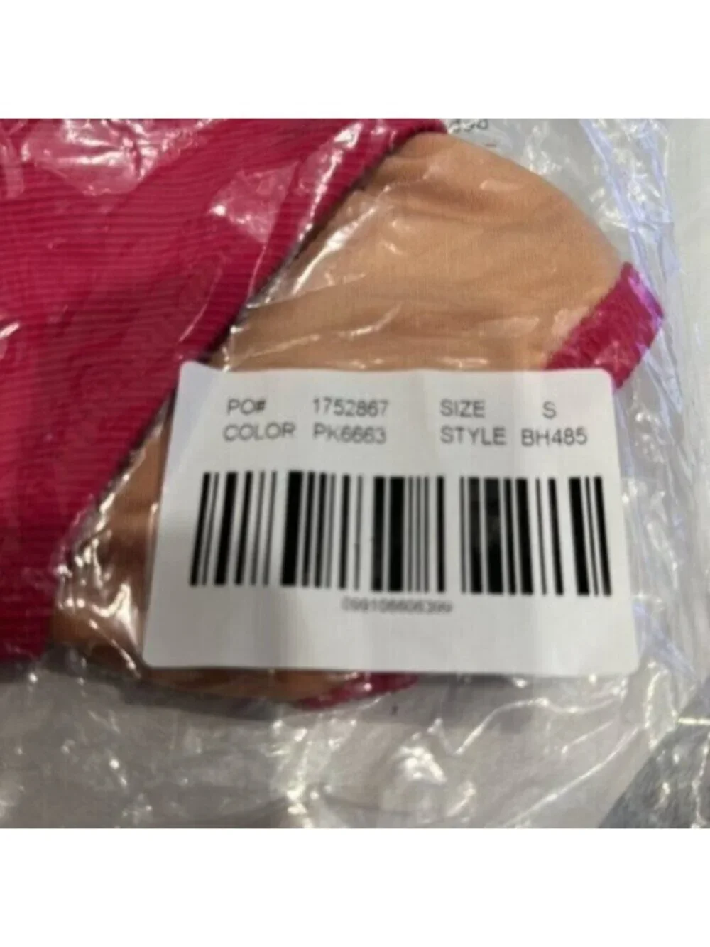 NWT J Crew Pink Ribbed Trim Hipster Full Coverage Bikini Bottom Small